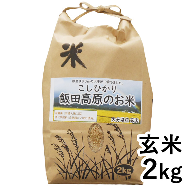 令和6年度米　大分県産　玄米　約18キロ 食品 令和6年度米 大分県産 玄米 約18キロ