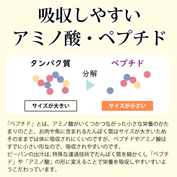 吸収しやすいアミノ酸・ペプチド