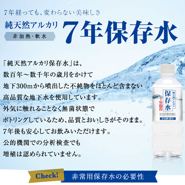 7年保存水