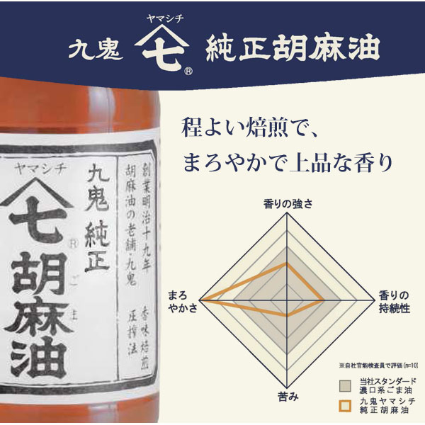 九鬼ヤマシチ純正胡麻油について