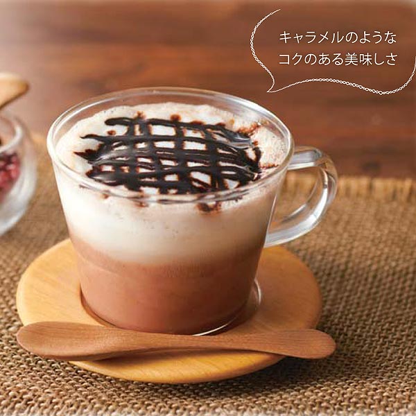 小豆キャロブラテ