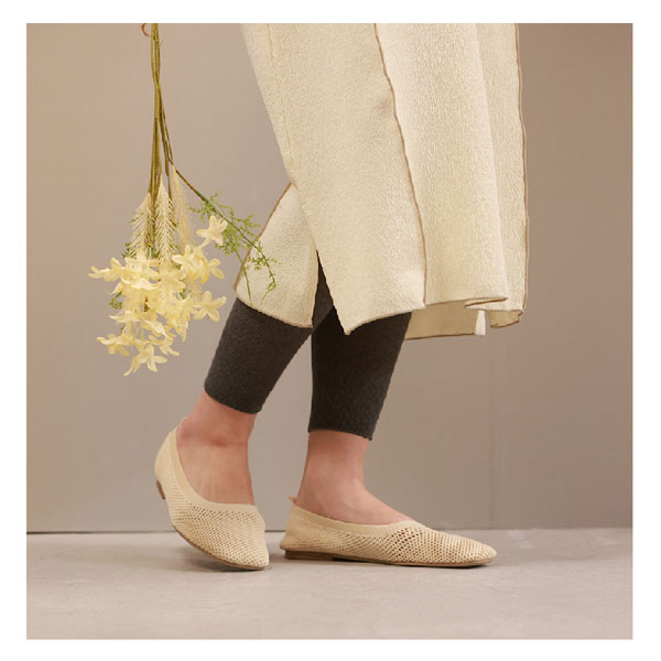 IFMC.リラックスレギンス（カシミヤ杢）着用イメージ