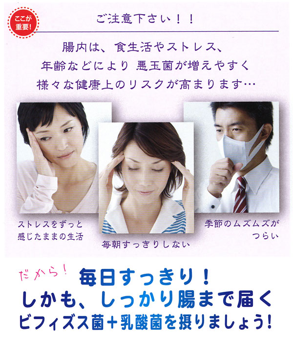 ヒト由来なのでヒトになじみやすいビフィズス菌