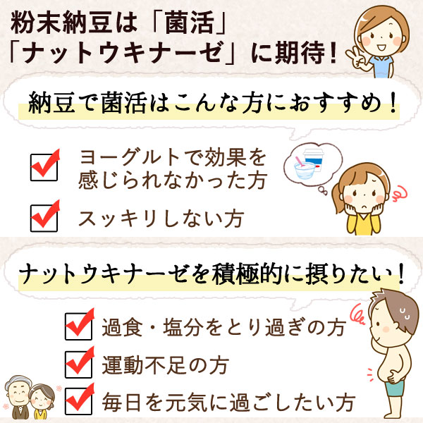 ナットウキナーゼを手軽に!