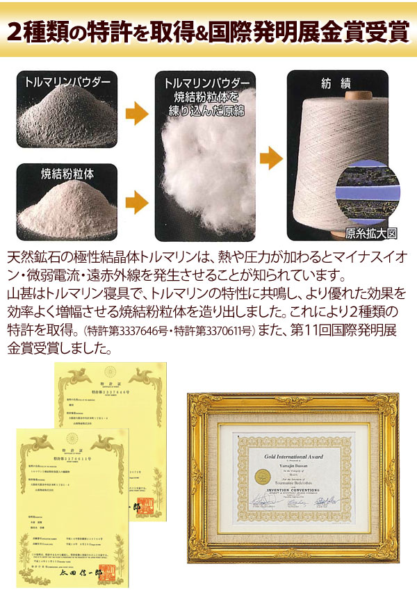 2種類の特許を取得！国際発明展金賞受賞