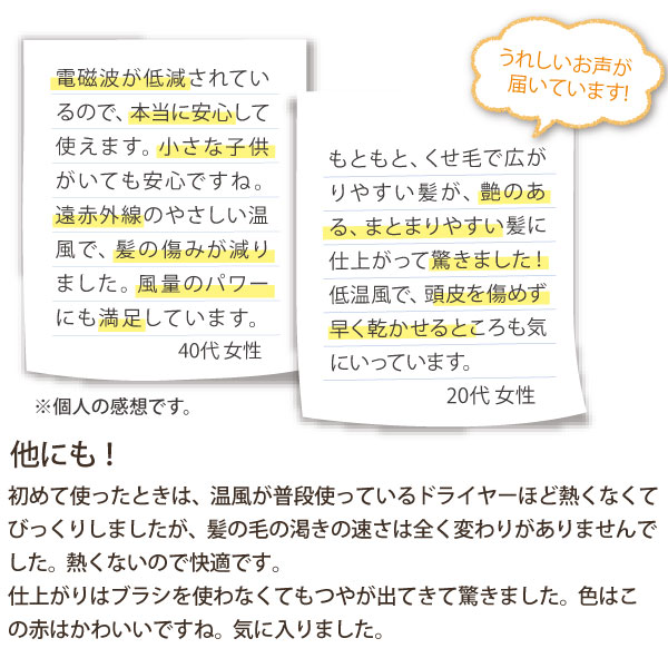 ゼンケン 電磁波低減 ヘアードライヤー レビュー