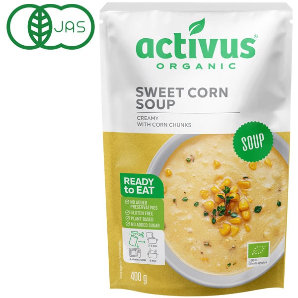 activus オーガニックコーンスープ