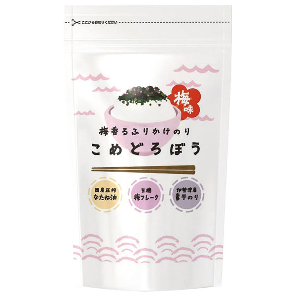 梅香るふりかけのり こめどろぼう梅味（25g）【みえぎょれん販売】