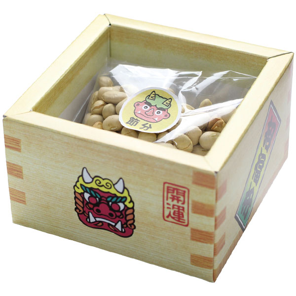 【2026年1月より発送予定】【節分】節分・福豆ます（50g）【カシワラ】