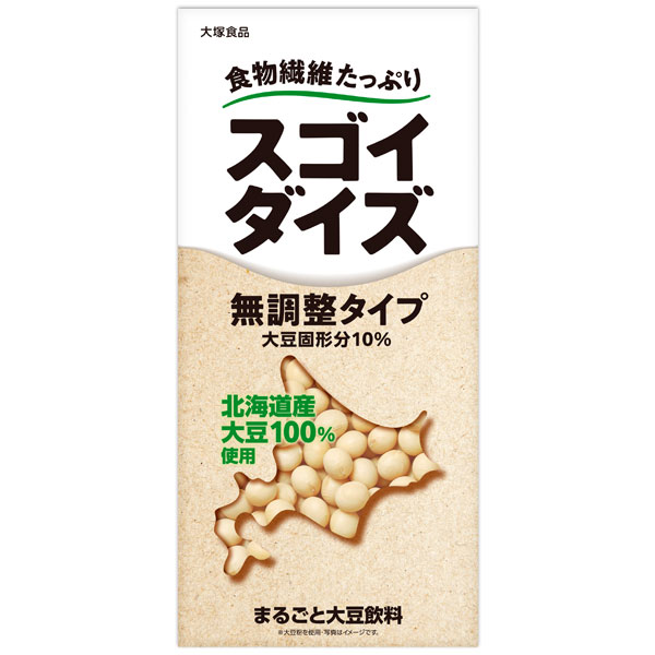 スゴイダイズ無調整タイプ（北海道産）まるごと大豆飲料（1000ml）【大塚食品】【クーポン券使用不可】