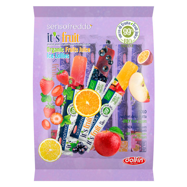 【5月新商品】オーガニックフルーツウォーターアイスバー（パープル）（400ml（40ml×10本））【Wismettacフーズ】【クーポン券使用不可】