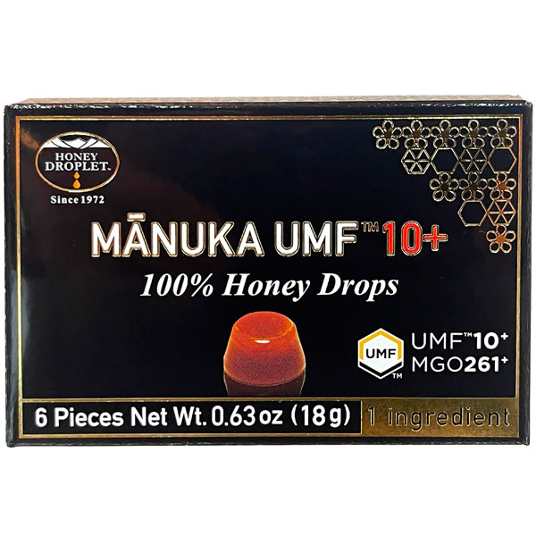 ハニードロップレット UMF10＋ マヌカ（18g（6粒））【ハニージャパン】