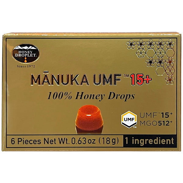 ハニードロップレット UMF15＋ マヌカ（18g（6粒））【ハニージャパン】