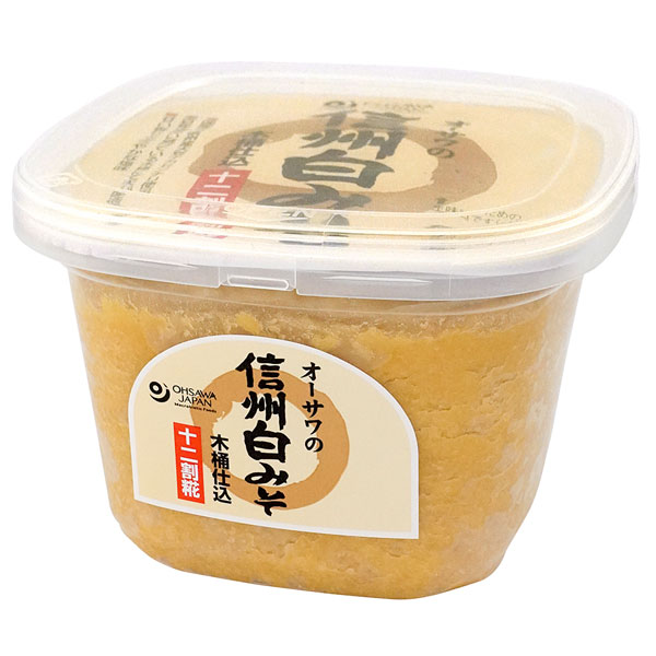 オーサワの信州白みそ（十二割糀 木桶仕込み）（650g）【オーサワ