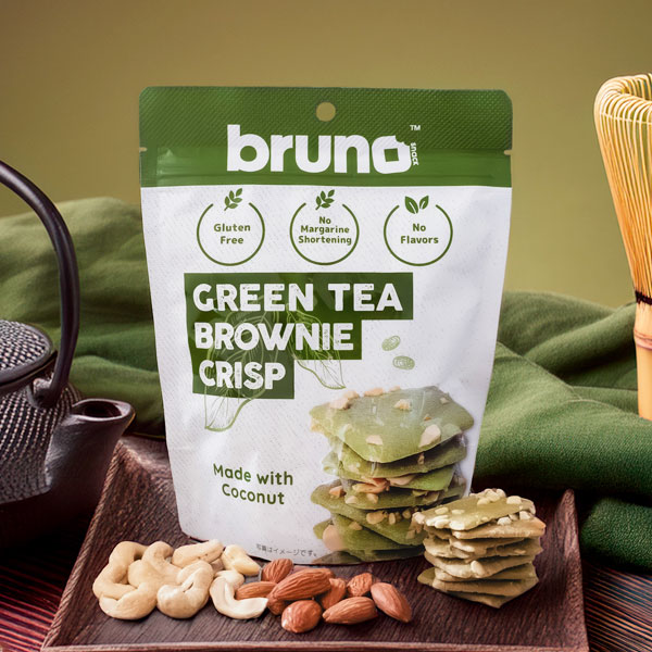 【7月新商品】クリスピーグリーンティーブラウニー（60g）【bruno snack】