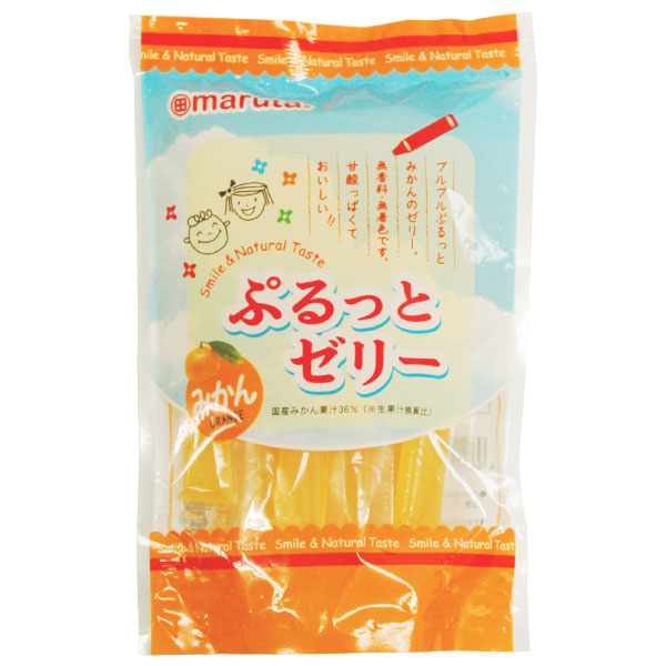 【今季完売】【夏季限定】ぷるっとゼリー みかん（16g×8本入）【太田油脂】