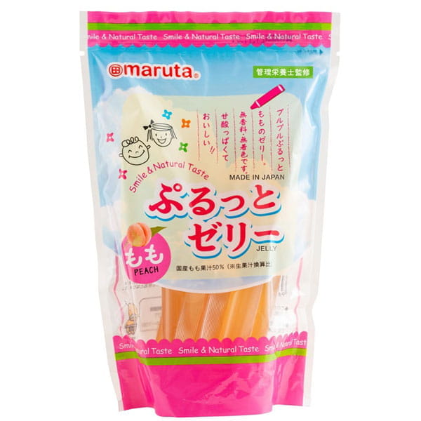 【今季完売】【夏季限定】ぷるっとゼリー もも（16g×8本入）【太田油脂】