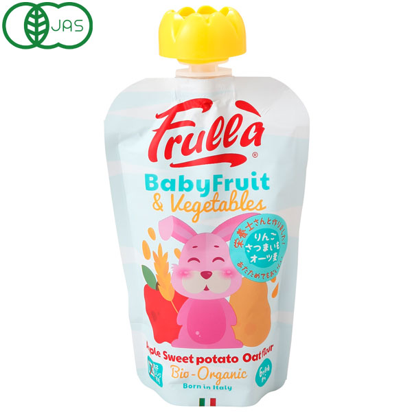 Frulla 有機ベビースムージー りんご・さつまいも・オーツ麦