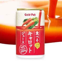 食べるキャロットジュース（160g）缶【ゴールドパック】