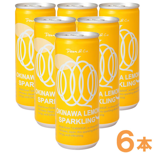 【6月新商品】Dean＆Co．沖縄レモンスパークリング（250ml×6缶）【マルカイコーポレーション】