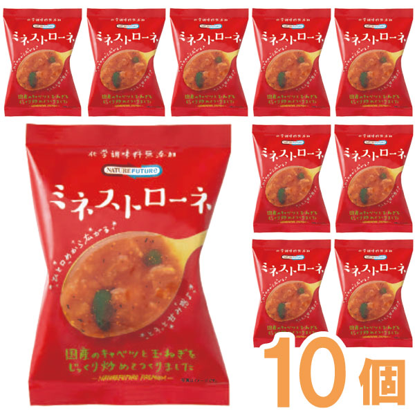 NATURE FUTURe ミネストローネ（13.2g×10食セット）【コスモス食品】
