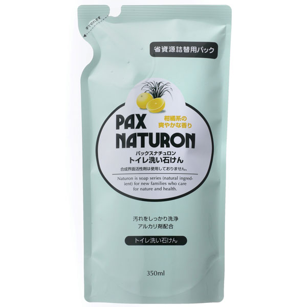 パックスナチュロン トイレ洗い石けん・詰替え（350ml）【太陽油脂】