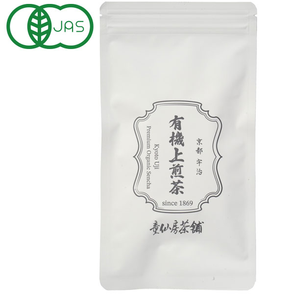 京都宇治 有機上煎茶（80g）【童仙房茶舗】