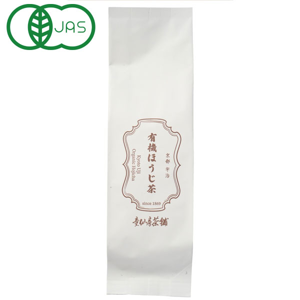 京都宇治 有機ほうじ茶（100g）【童仙房茶舗】