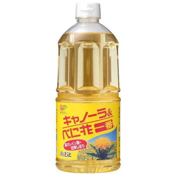 キャノーラ＆べに花一番（910g）ペットボトル【創健社】