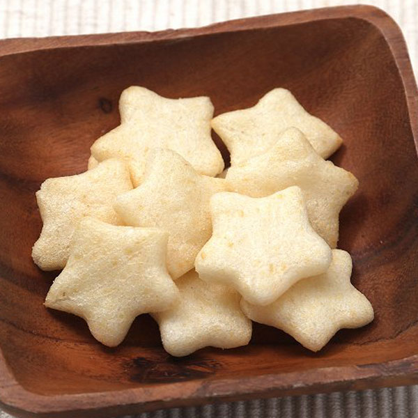 おせんべいちゃんです！ 創健社 メイシーちゃん（TM）のおきにいり さんかくおむすびの