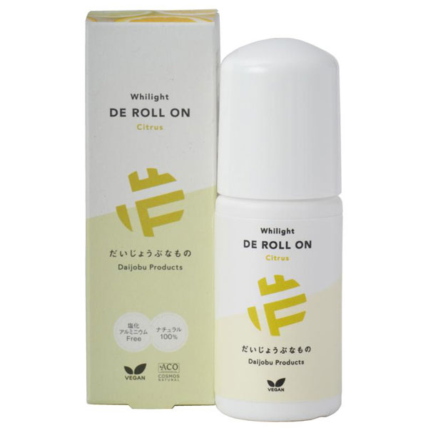 【夏季限定】だいじょうぶなもの ホワイライトDEロールオン（シトラス）（50ml）【たかくら新産業】