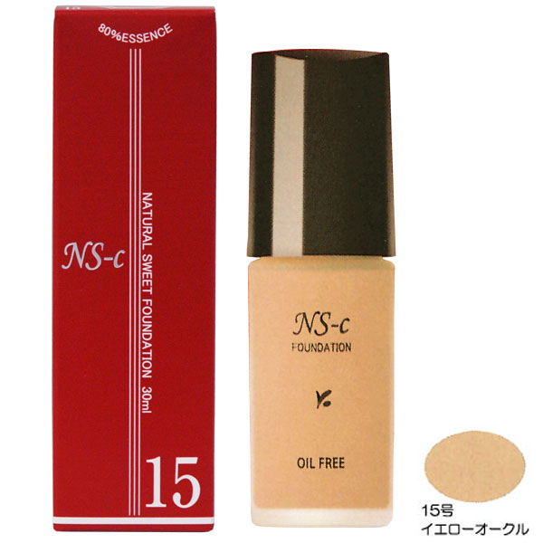 ★★在庫限り★★【得市価格】ナチュラルスィートファンデーションS肌色ミックスタイプ 15号（イエローオークル）（30ml）【ジュポン化粧品本舗】【クーポン券使用不可】〇
