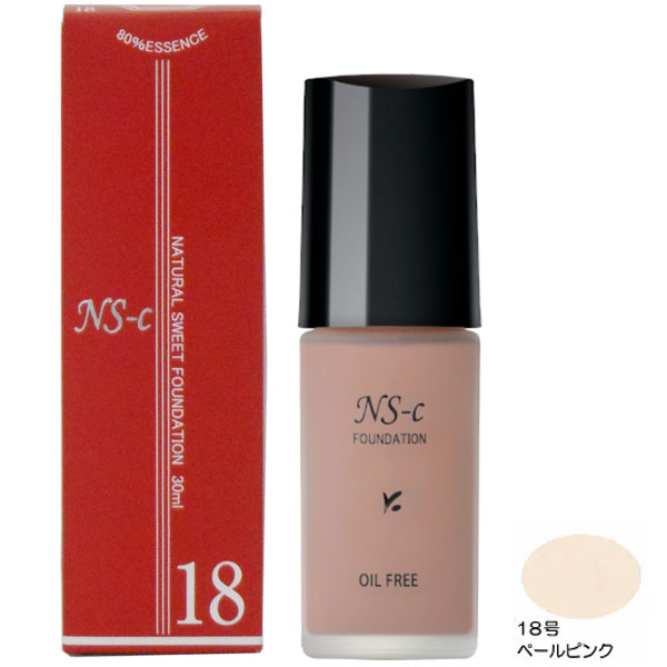 ★★在庫限り★★【得市価格】ナチュラルスィートファンデーションS肌色ミックスタイプ 18号（ペールピンク）（30ml）【ジュポン化粧品本舗】【クーポン券使用不可】〇