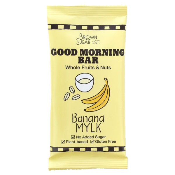 【販売終了】フルーツ＆ナッツバー GOOD MORNING BAR バナナ＆ミルク（35g）【ブラウンシュガーファースト】