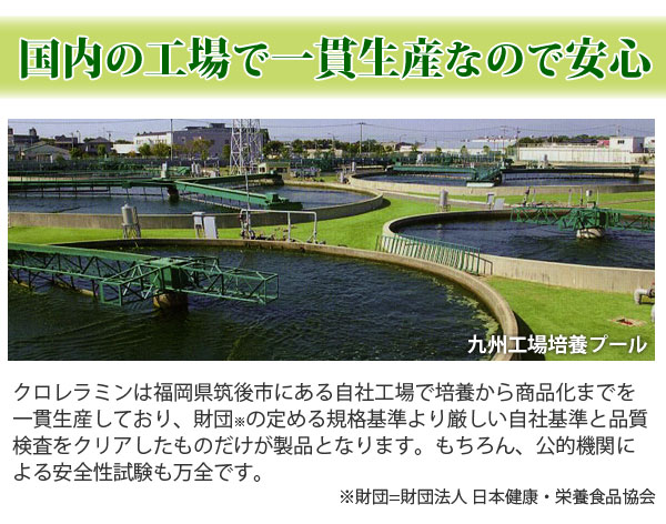 国内の工場で一貫生産なので安心