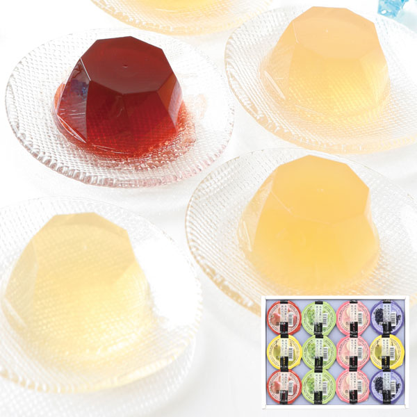 信州フルーツゼリーセット NZ-150（5種計12個）【アルプス】【直送につき代引・同梱不可】【創健社のウインターギフト】【5％OFF 11月30日まで】【クーポン券使用不可】