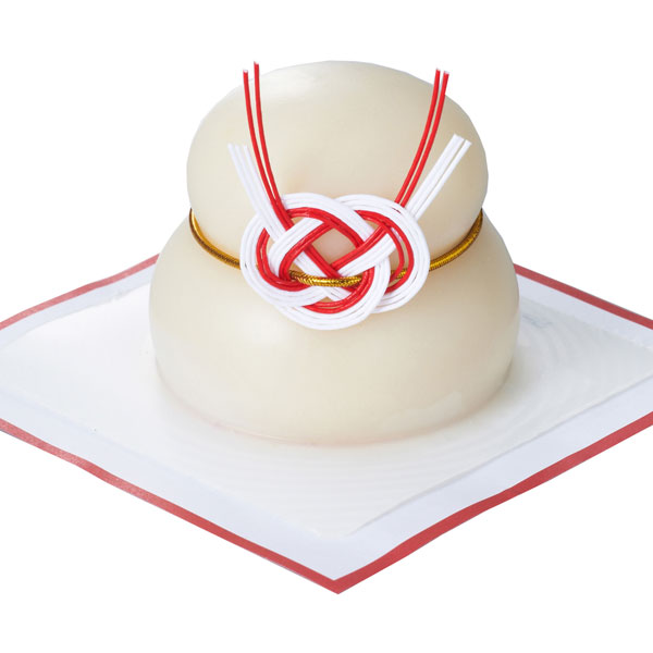 【完売御礼】有機米使用一体型お供え餅白米（160g）（おせち料理単品090常温）【ムソー】【クーポン券使用不可】